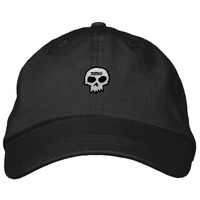 Zero Single Skull Black White Dad Hat