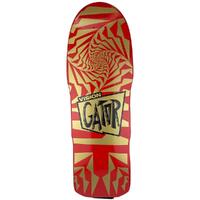 Vision Gator II Reissue Modern Concave Gold Red Skateboard Deck