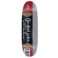 Black Label Snuff John Cardiel Grey Stripe 9.25 Skateboard Deck