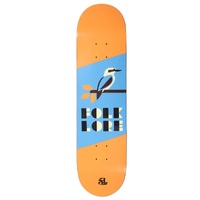 Folklore Warm Press Kookaburra Orange 8.125 Skateboard Deck