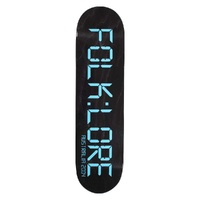 Folklore Warm Press Clock Blue 8.125 Skateboard Deck