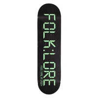 Folklore Warm Press Clock Green 8.0 Skateboard Deck