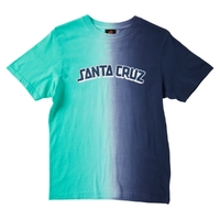 Santa Cruz College Arch Shadow Green Navy Youth T-Shirt