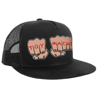Toy Machine Fists Black Mesh Trucker Hat
