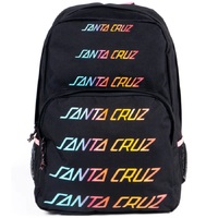Santa Cruz Gradient Strip Black Backpack