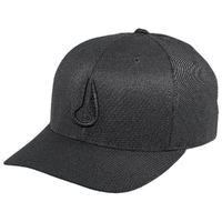 Nixon Deep Down Flexfit Athletic All Black Hat