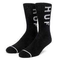 HUF Essentials OG Logo Black Socks