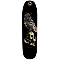 Welcome Bird Brain On Son Of Moontrimmer Black Gold Foil 8.25 Skateboard Deck