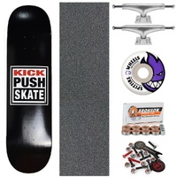 Kick Push Generator USA Made 8.25 Custom Complete Skateboard Assembled
