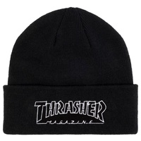 Thrasher Outlined Logo Black Beanie