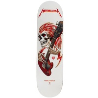 Powell Peralta Flight Metallica Collab White Shape 245 8.75 Skateboard Deck
