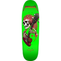 Powell Peralta Flight Metallica Collab Lime Shape 192 9.265 Skateboard Deck