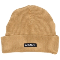 Afends Home Town Recycled Tan Beanie