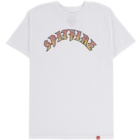 Spitfire Old E Fade Fill White Red T-Shirt