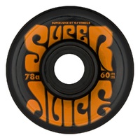 OJ Super Juice Black 78A 60mm Skateboard Wheels