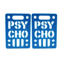 Vision Psycho Blue 1/2 Skateboard Riser Set