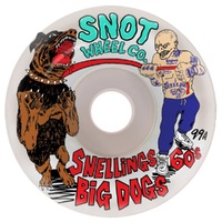 Snot Wheel Co Snellings Big Dogs 99A 60mm Skateboard Wheels
