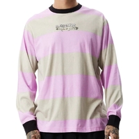 Afends Space Striped Candy Stripe Long Sleeve Shirt