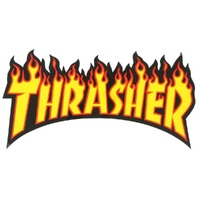 Thrasher Flame Logo Medium Sticker