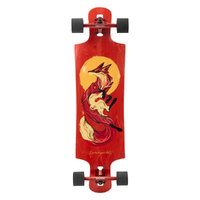 Landyachtz Drop Hammer Sun Fox 36.5 Longboard Skateboard