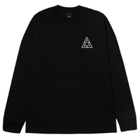 HUF Essentials Triple Triangle Black Long Sleeve Shirt