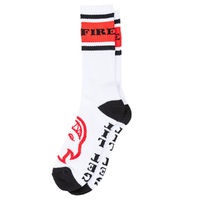 Spitfire Classic 87 Bighead White Black Red 1 Pair Mens Socks