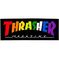 Thrasher Rainbow Magazine Sticker