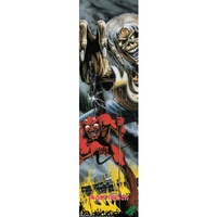 Mob Iron Maiden Number Of The Beast 9 x 33 Skateboard Grip Tape Sheet