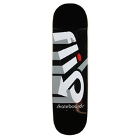 Flip Strobe Black 8.5 Skateboard Deck