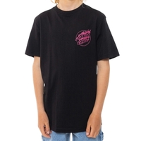 Santa Cruz X Pokemon Fire Type 1 Black Youth T-Shirt