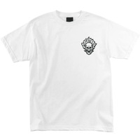 Creature Bonehead Flame White T-Shirt