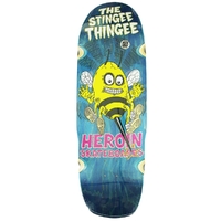 Heroin Stingee Thingee Blue 9.8 Skateboard Deck