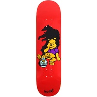 Welcome Hunny On Evil Twin Red 8.25 Skateboard Deck