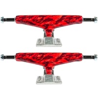 Tensor Aluminum Camo Red Raw Set Of 2 Skateboard Trucks