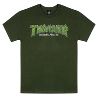 Thrasher Brick Forest Green T-Shirt