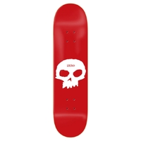 Zero Single Skull Red White 8.25 Skateboard Deck