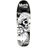 Zero Misfits Die My Darling Black White 9.25 Skateboard Deck