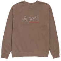 April OG Embroidery Clay Crew Jumper