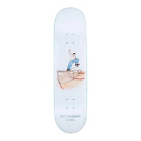 April Guy Mariano Chinatown White 8.0 Skateboard Deck