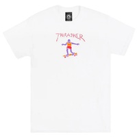 Thrasher Gonz Fill Logo White T-Shirt