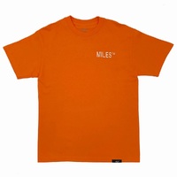 Miles Logo Hit Orange T-Shirt