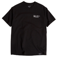 Miles Logo Hit Black T-Shirt