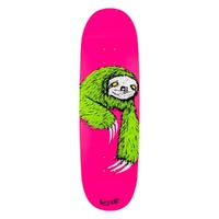 Welcome Sloth On Boline 2.0 Neon Pink 9.5 Skateboard Deck