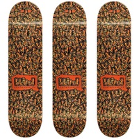 Blind Stand Out RHM Red Orange 8.25 3 Pack Skateboard Decks