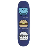 Frog Ghost Burger Alba 8.5 Skateboard Deck