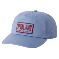 Polar Skate Co Earthquake Patch Oxford Blue Hat