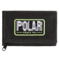 Polar Skate Co Earthquake Key Black Green Wallet
