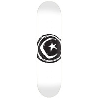 Foundation Star and Moon White 8.5 Skateboard Deck
