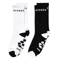 Afends Contrast Recycled Multi 2 Pair Socks
