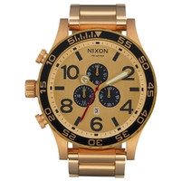 Nixon Chrono 51-30 V1 All Gold Gold Black Watch